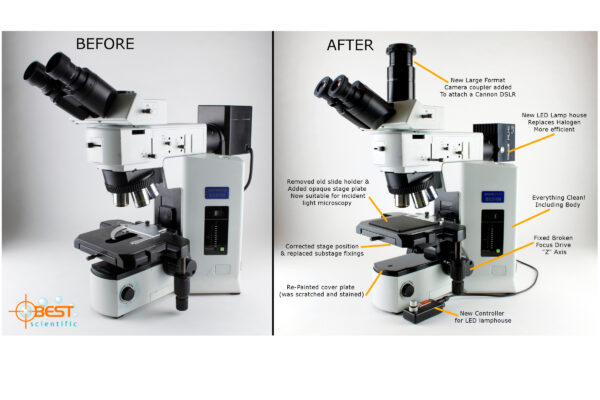 Microscope recondition and upgrade